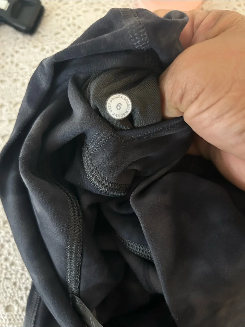 Lululemon Align high rise  pant 25”   Diamond dye  graphite gray size 6